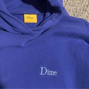 Rare Dime designer hoodie blue